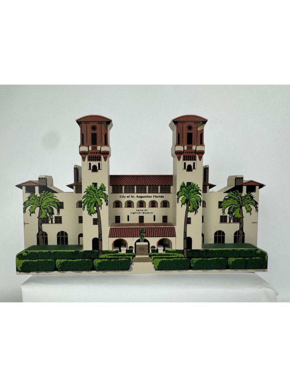 Shelia's The Lightner Museum St Augustine Florida 1998 Wood Shelf Sitter USA